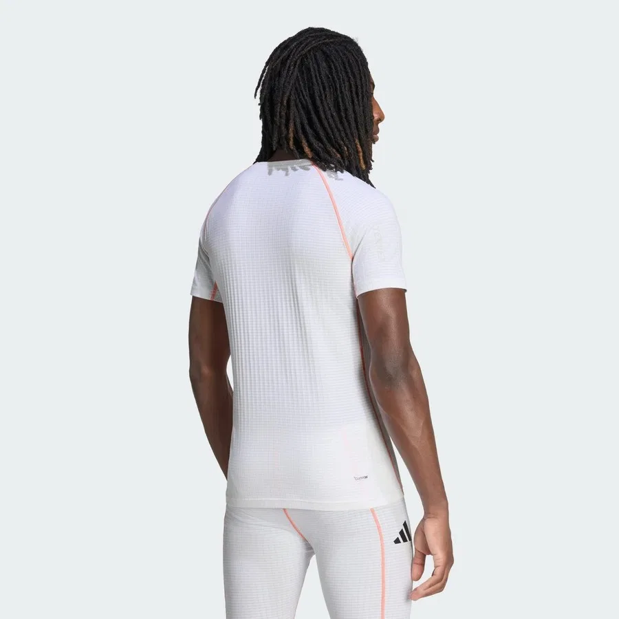 Термобелье с коротким рукавом Terrex Xperior CLIMA365 adidas, Бело-оранжевый — фото 2