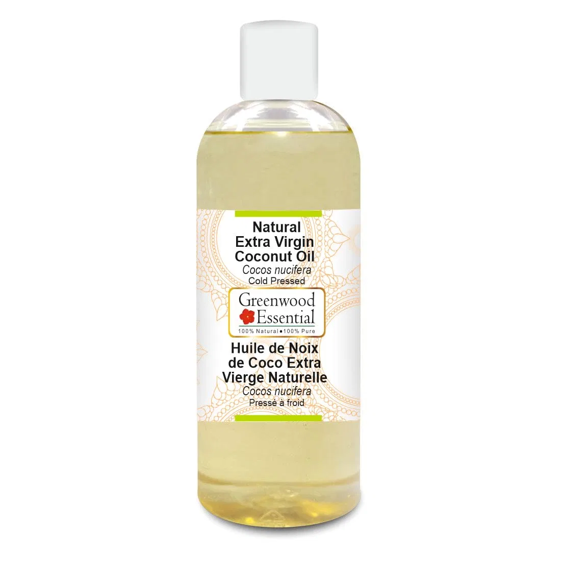 Масло кокосовое Extra Virgin, Greenwood Essential, 200 мл