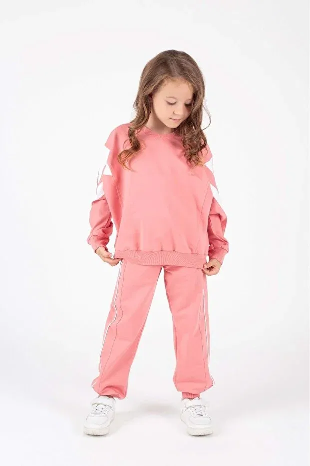 Детский комплект для девочек с принтом Mnk Baby&Kids, Pink