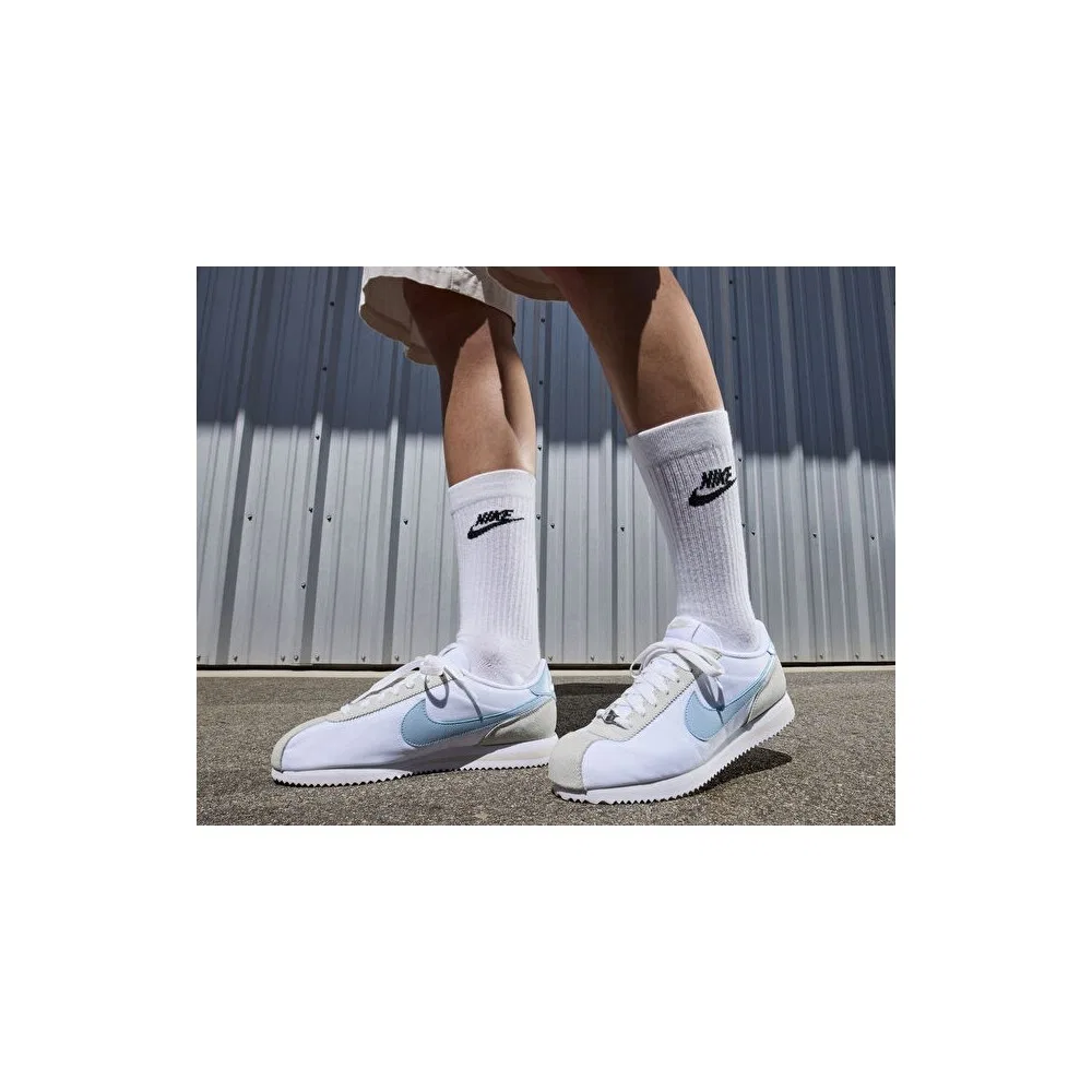 Детские кроссовки Nike Cortez Unisex с логотипом, White — фото 3