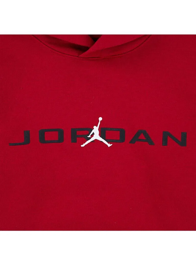 Детское худи из флиса Jordan Baseline, Polar Fleece, Rot — фото 3