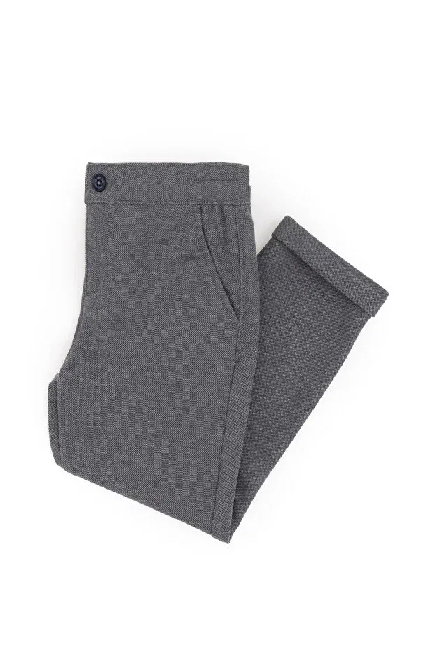 Детские брюки для мальчиков прямого кроя U.S. Polo Assn., Light Gray — фото 3