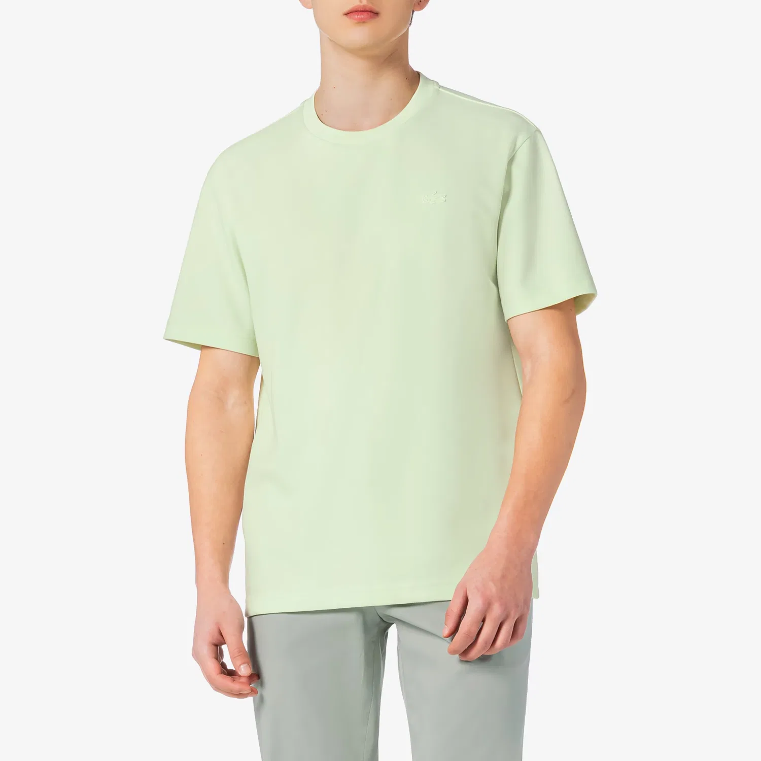 Мужская футболка с круглым вырезом LACOSTE — фото 4