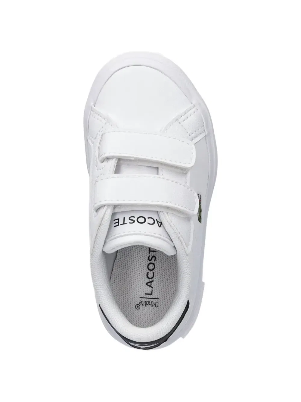 Кроссовки на липучках Lacoste Kids, белый — фото 4