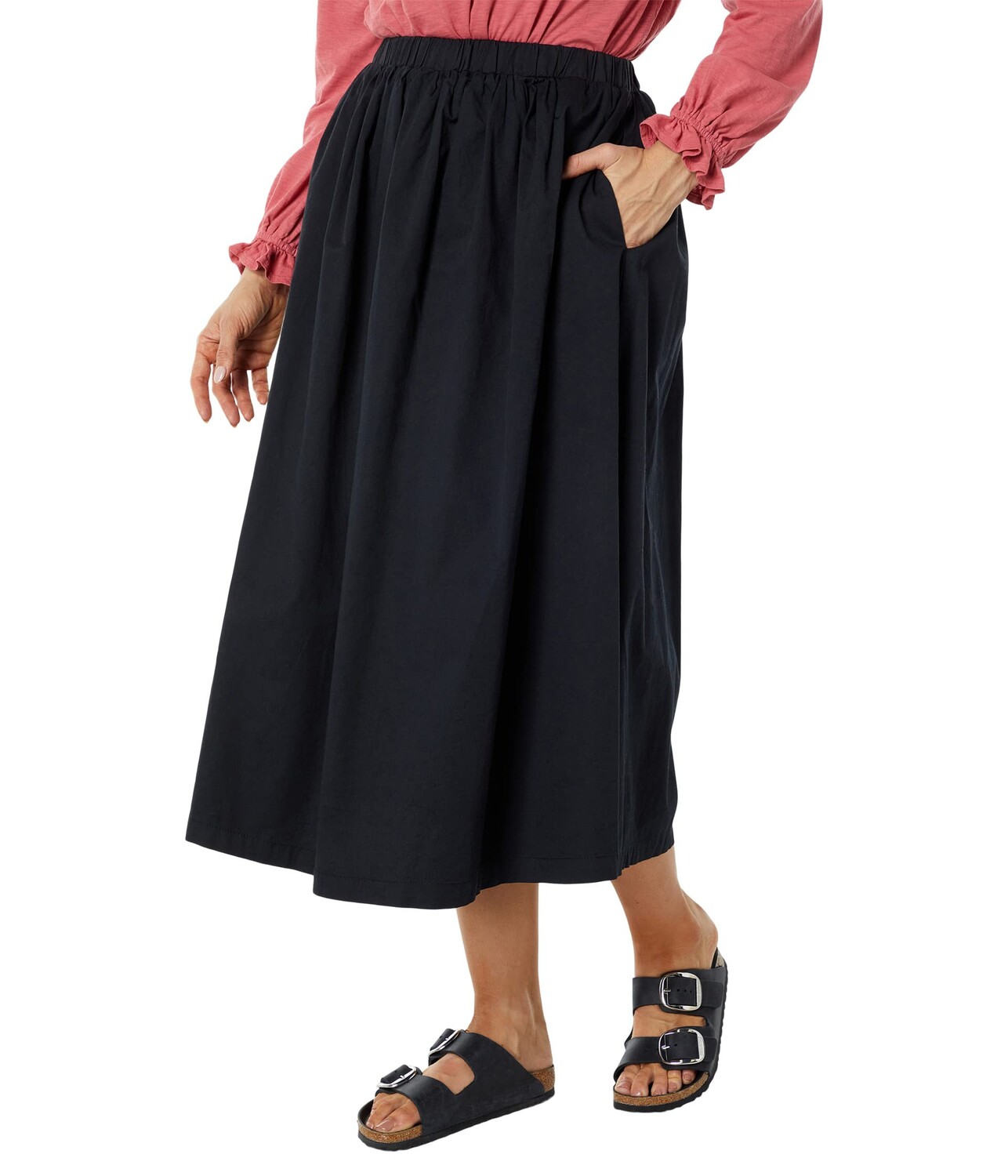

Юбка SUNDRY, Woven Full Skirt with Side Slit