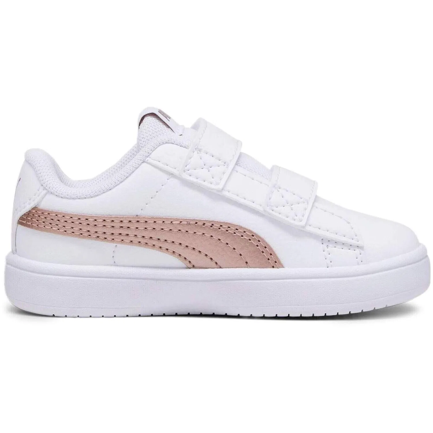 Детские кроссовки из экокожи Puma Rickie Classic V Inf, Weiss — фото 4