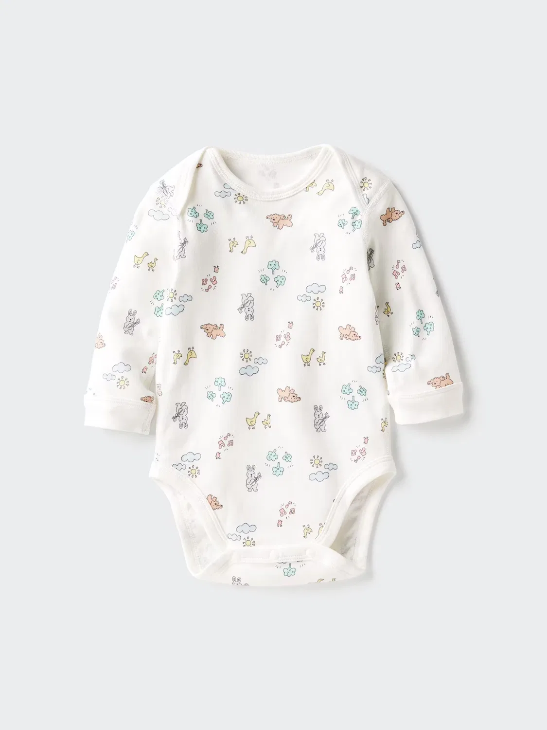 Боди Uniqlo, кремовый