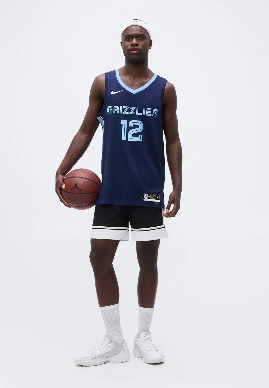 Клубная форма команды «Мемфис Гриззлис» Моранта Nike Performance, College Navy — фото 2