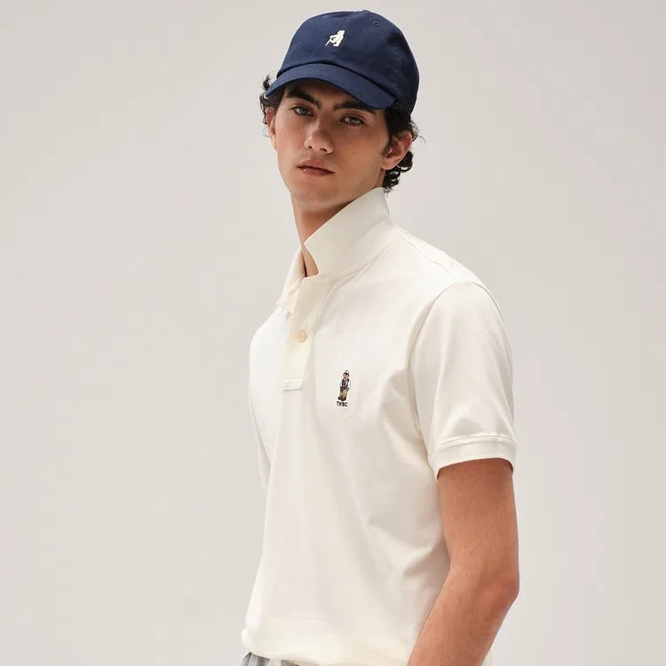 Детское поло с технологией охлаждения Teenie Weenie Men, Ivory White — фото 4
