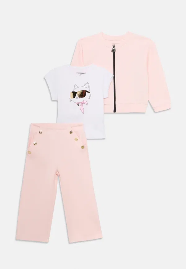 Брюки из джерси Karl Lagerfeld Kids, розовый
