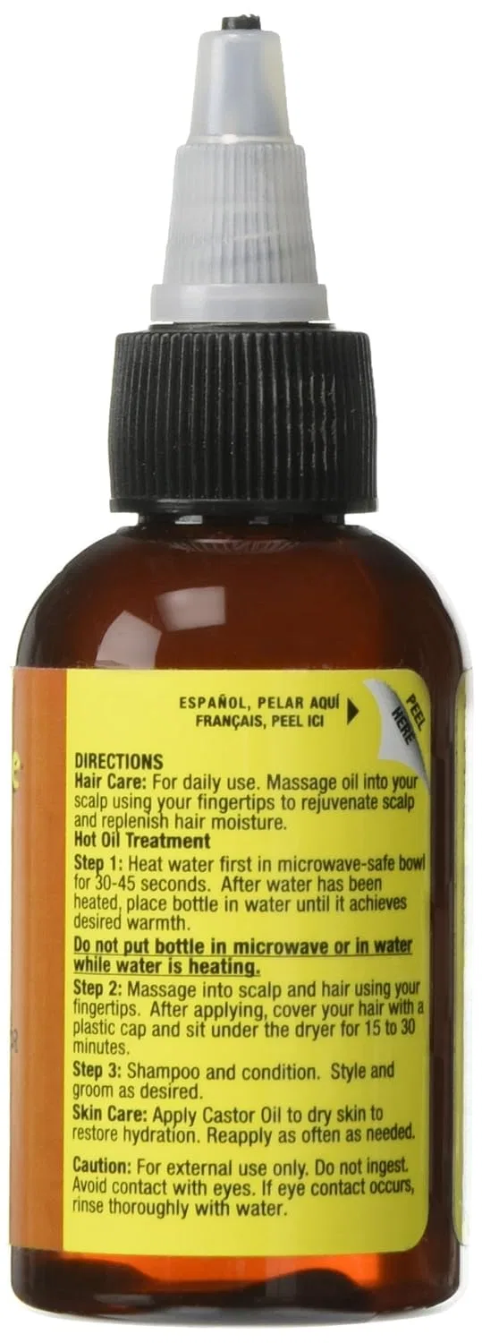 Масло для волос Jamaican Mango & Lime Black Castor Oil, 59 мл, Original — фото 2