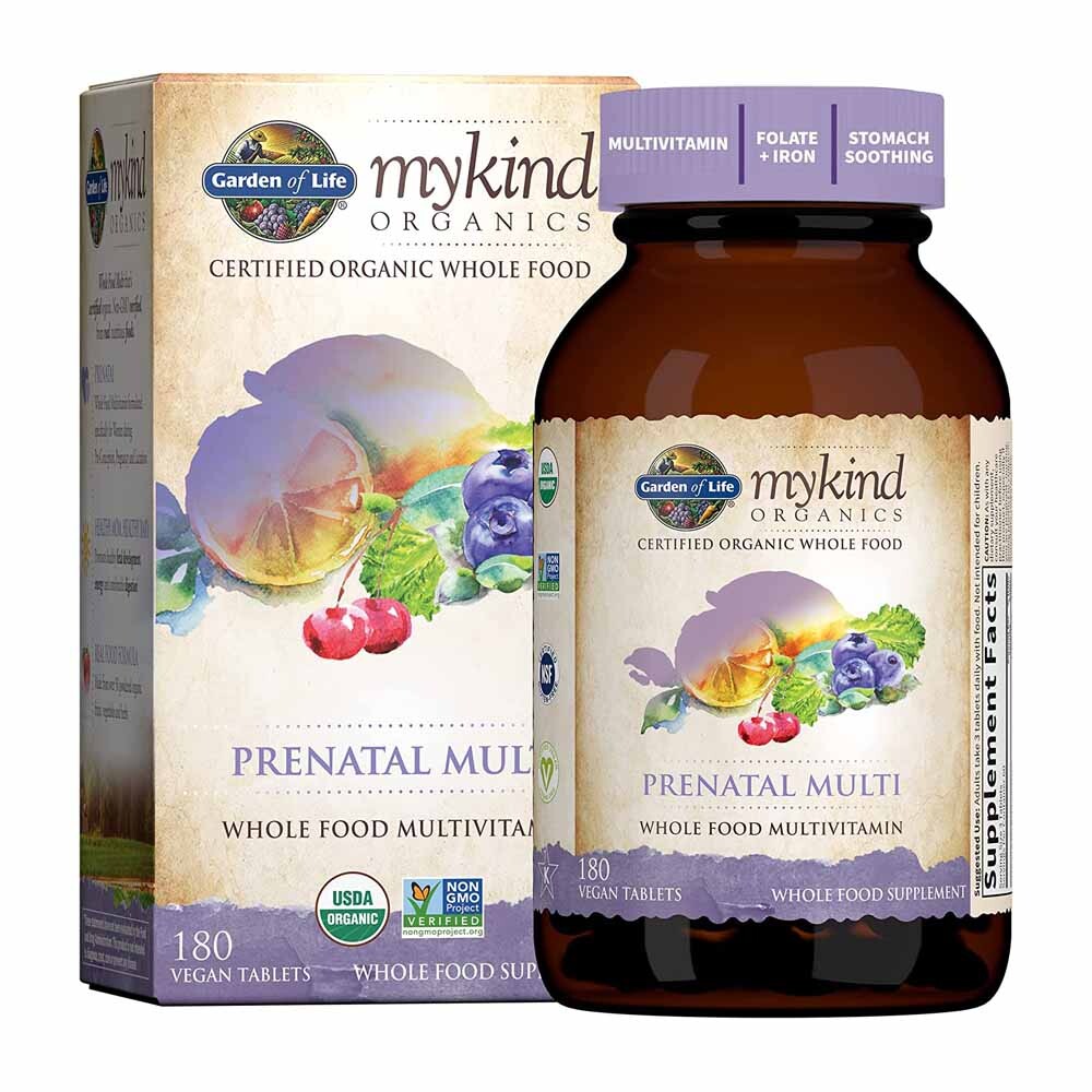 

Мультивитамины для беременных Garden of Life, 180 таблеток