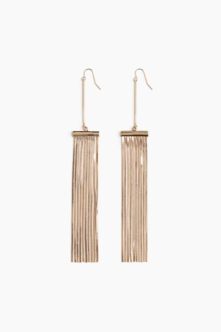 

Серьги H&M A/W 2024 Fringe-detail, золотистый