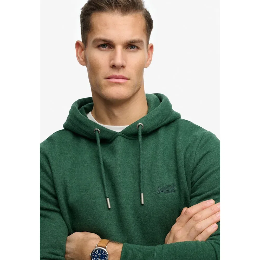 Худи Essential Logo Superdry, зеленый — фото 4