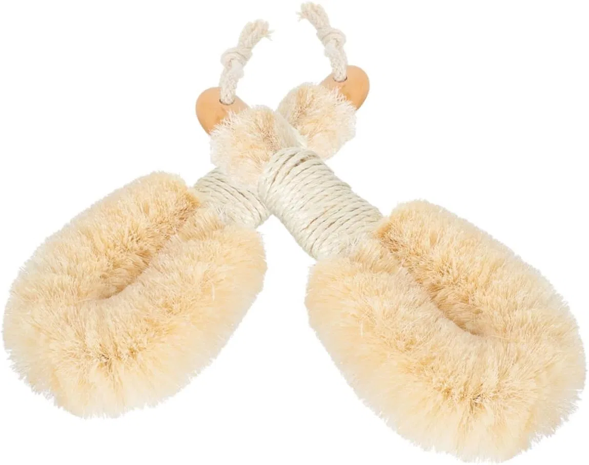 Щетка для тела для пилинга, VALICLUD, 1 шт, 25x9x5 см, Beige