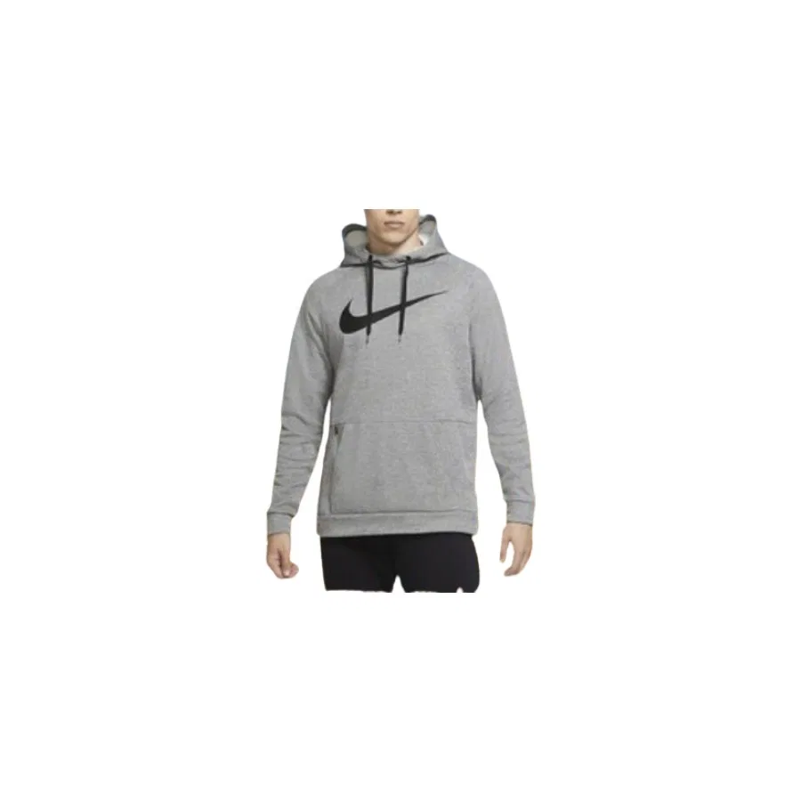 Мужской свитшот-худи с капюшоном Therma Fit Training Nike, Серый