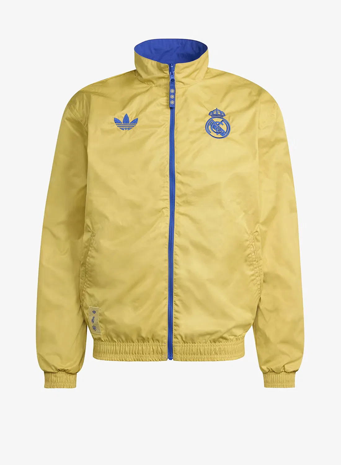 Куртка-бомбер с принтом Real Madrid Adidas, синий — фото 2