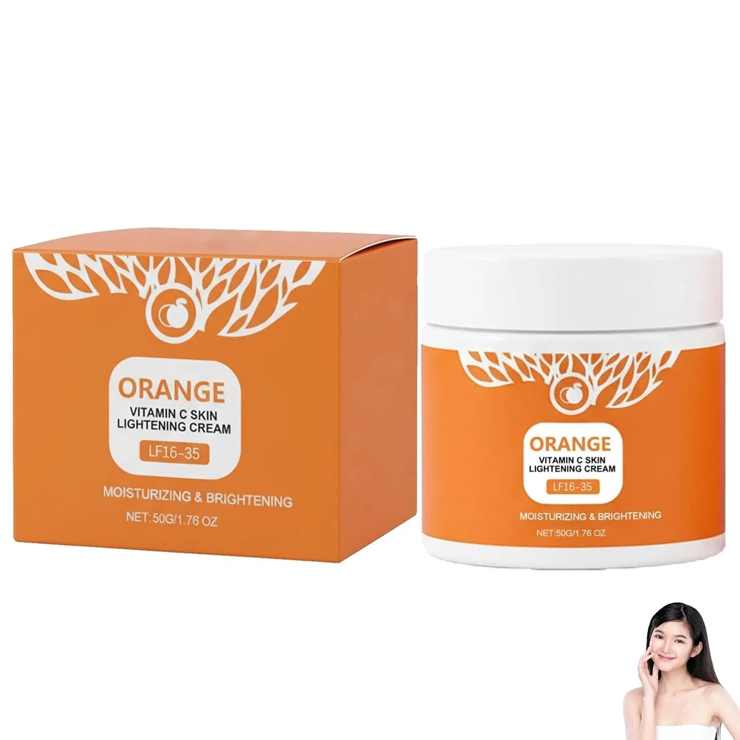 Крем для лица Orange Vitamin C Skin Lightening Cream Yuxtth, 50 г