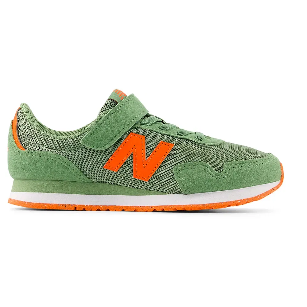 Детские кроссовки для девочек с липучками New balance 323 Hook & Loop PS, Green