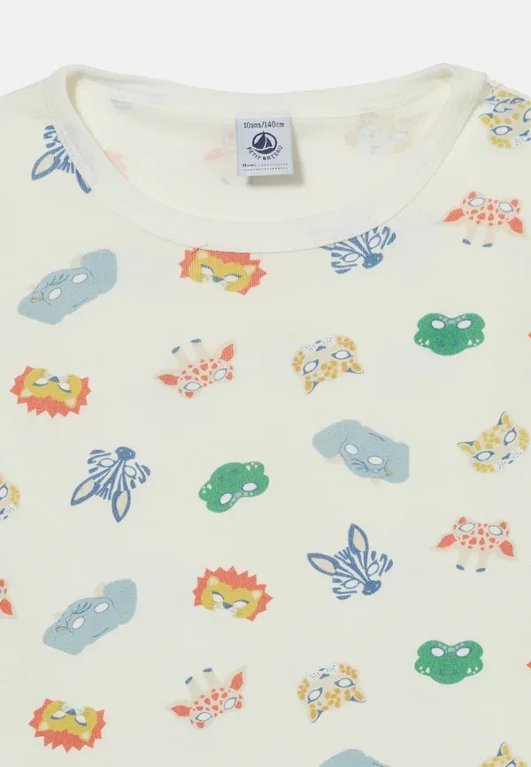 Пижама с принтом Pyjacourt masque Petit Bateau, marshmallow, multi-coloured, мультиколор — фото 4