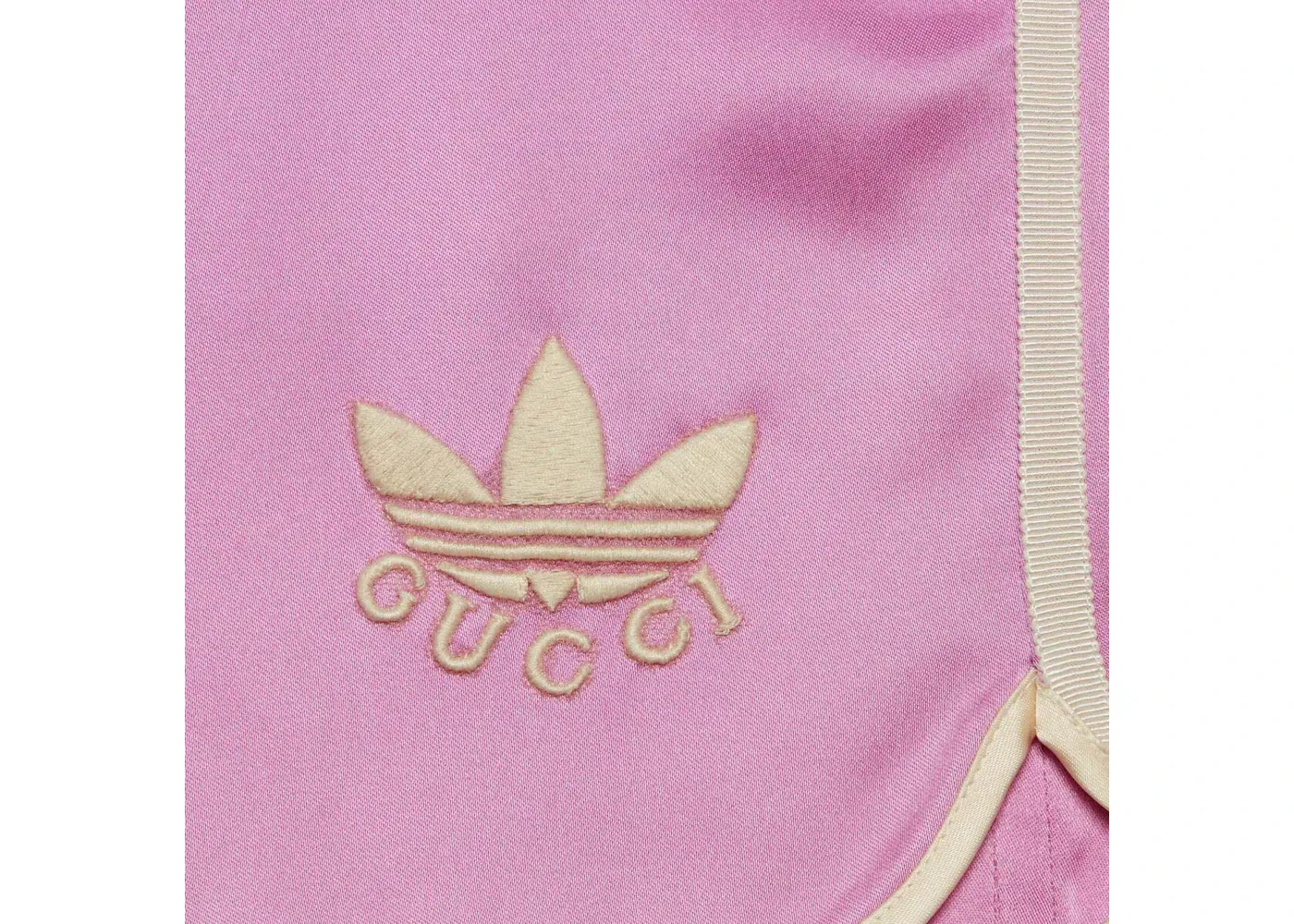 Мужские шорты с принтом Trefoil Gucci, Pink — фото 2
