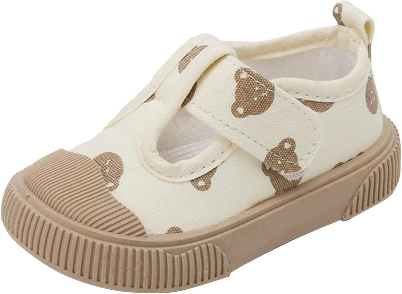 Детские кеды для девочек с Т-образным ремешком Classic, Beige