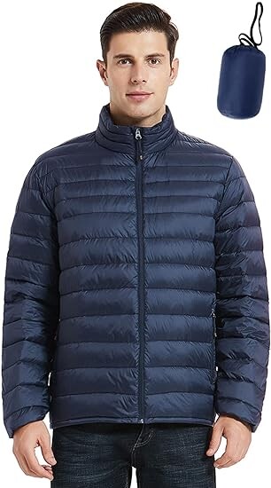 

Куртка Slow Down Men's Packable Down, темно-синий