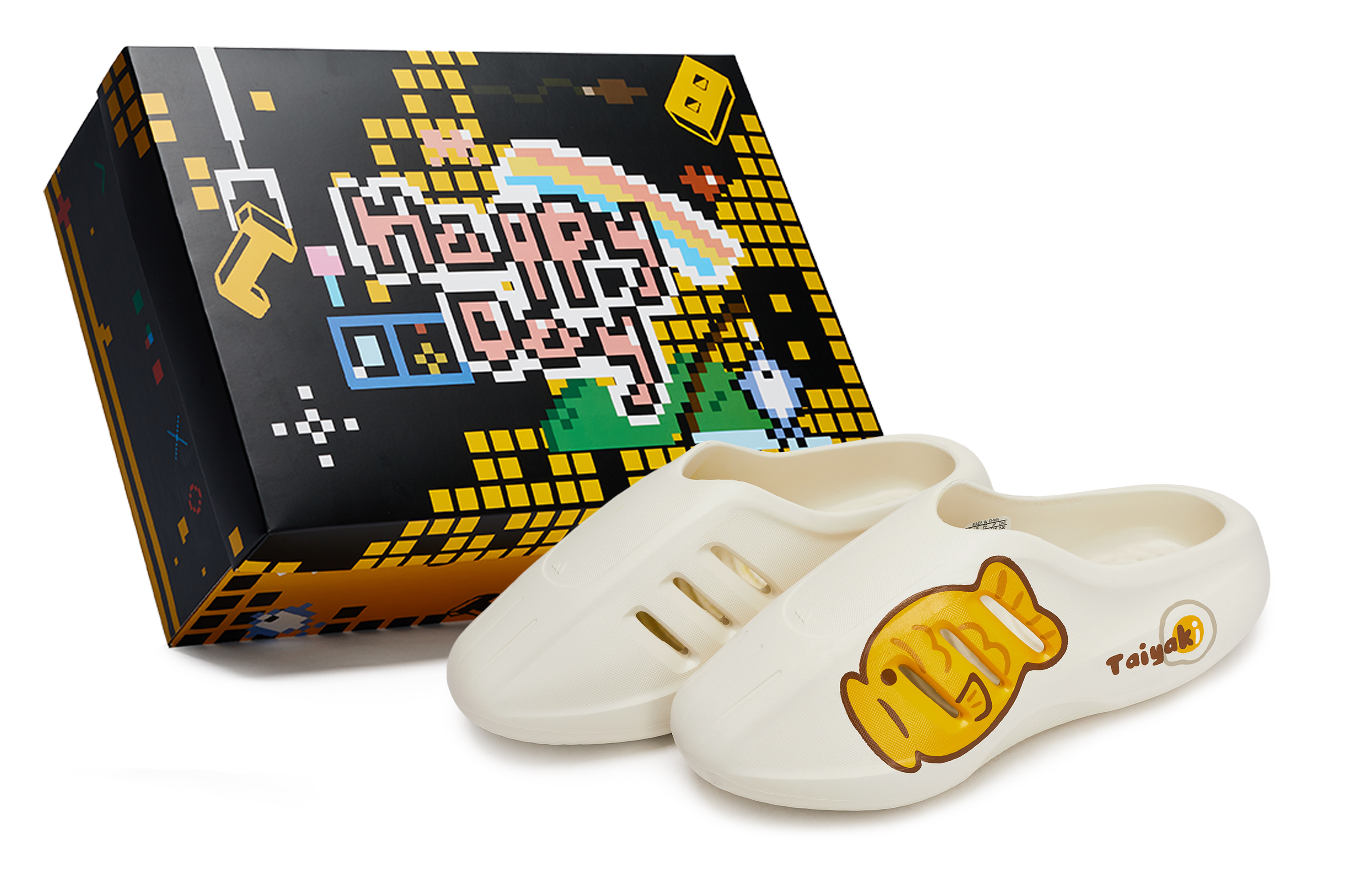 Adidas Originals Мюли AdiFOM IIInfinity, тихие, износостойкие, закрытые тапочки, унисекс, белые, желтые, коричневые
