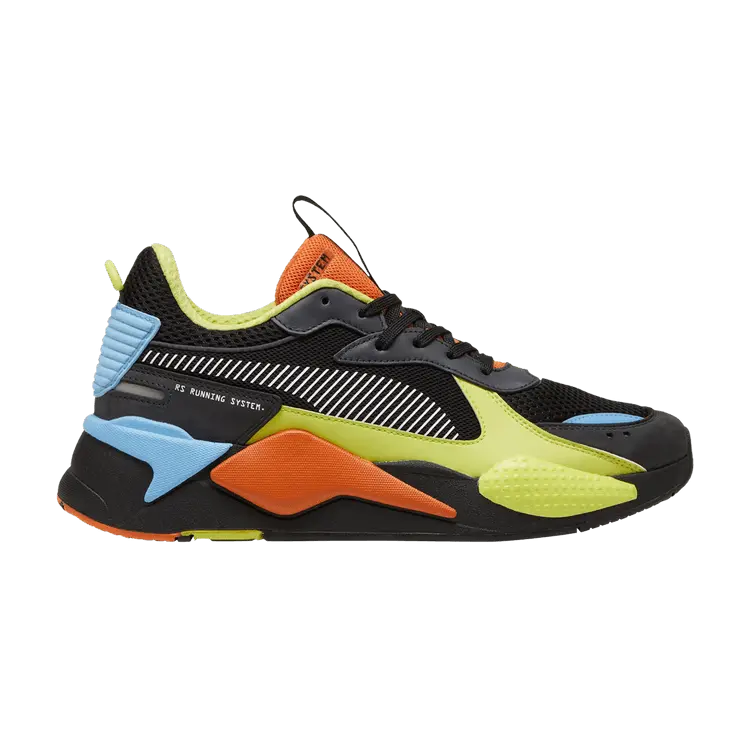 

Кроссовки Puma RS-X Toys Black Lime Sheen, черный