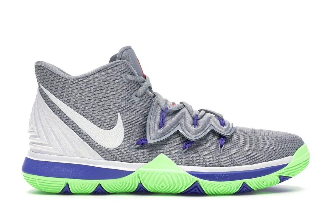 Детские кроссовки для баскетбола Nike Kyrie 5, Wolf Grey/White-Lime Blast