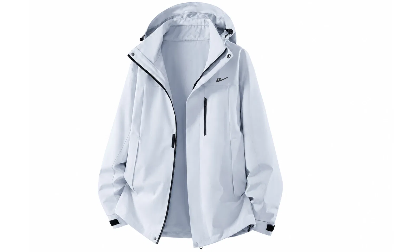 Детская ветровка с капюшоном Windbreaker Jackets Unisex Moderate WARRIOR, Moonlight Blue