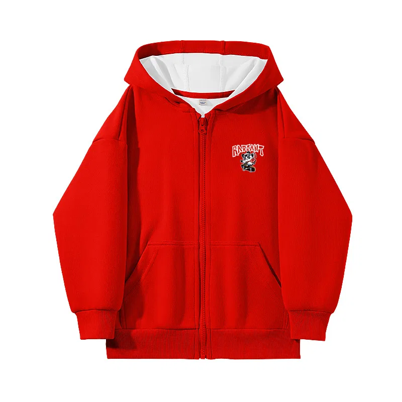 Детское худи с капюшоном, средней посадки, Nation Trend Panda White K, WARRIOR — фото 4