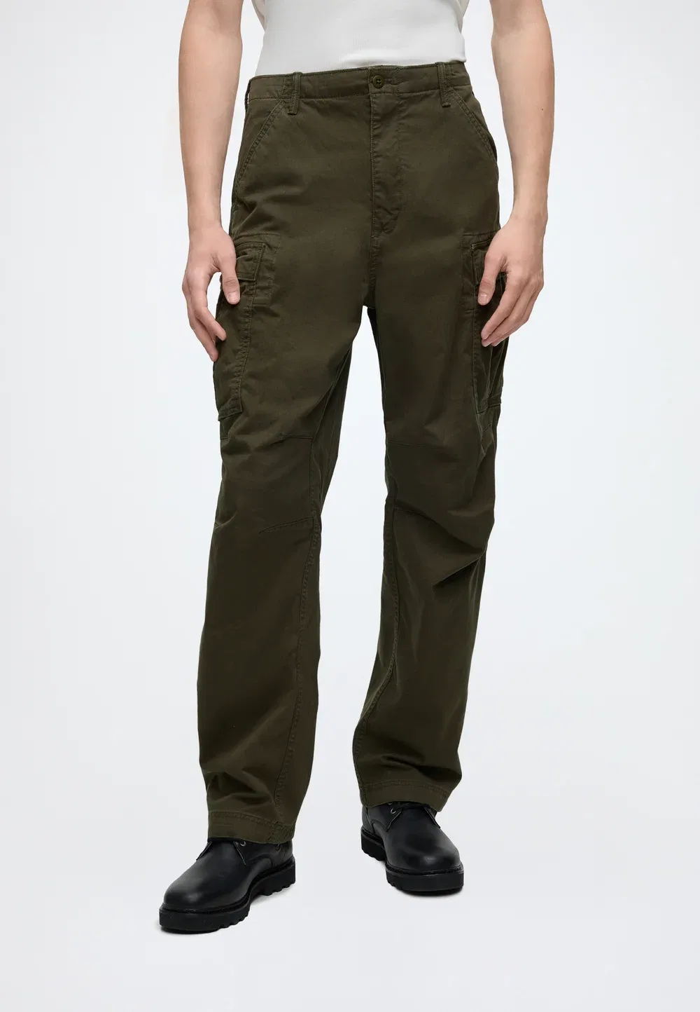 Свободные брюки-карго Gap, Canyon Brown