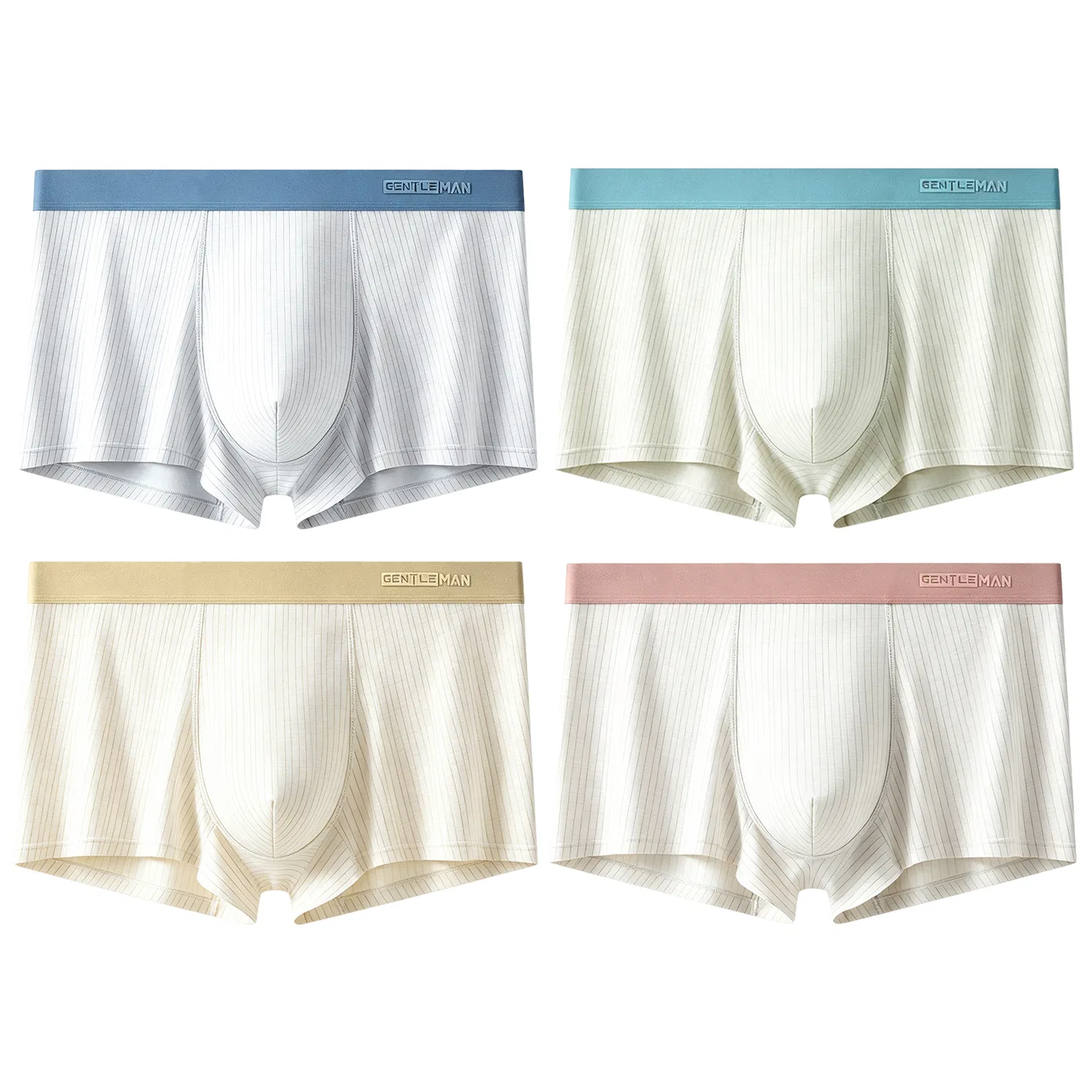 Детские боксеры для мальчиков Red bean, Цвет Moonlight White Light Green Sky Blue Cream Yellow