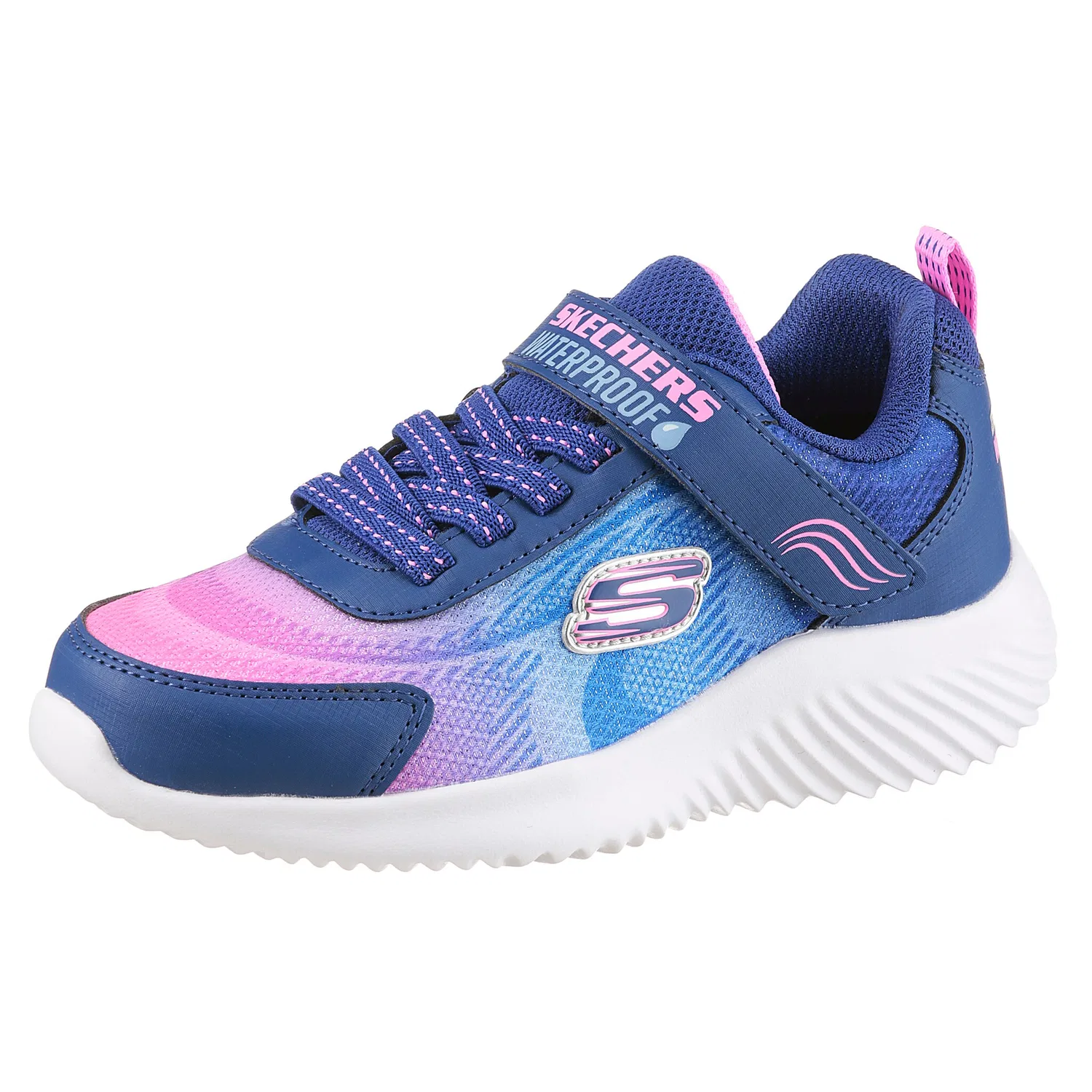 Детские кроссовки с водоотталкивающим покрытием Skechers BOUNDER, Navy Multi