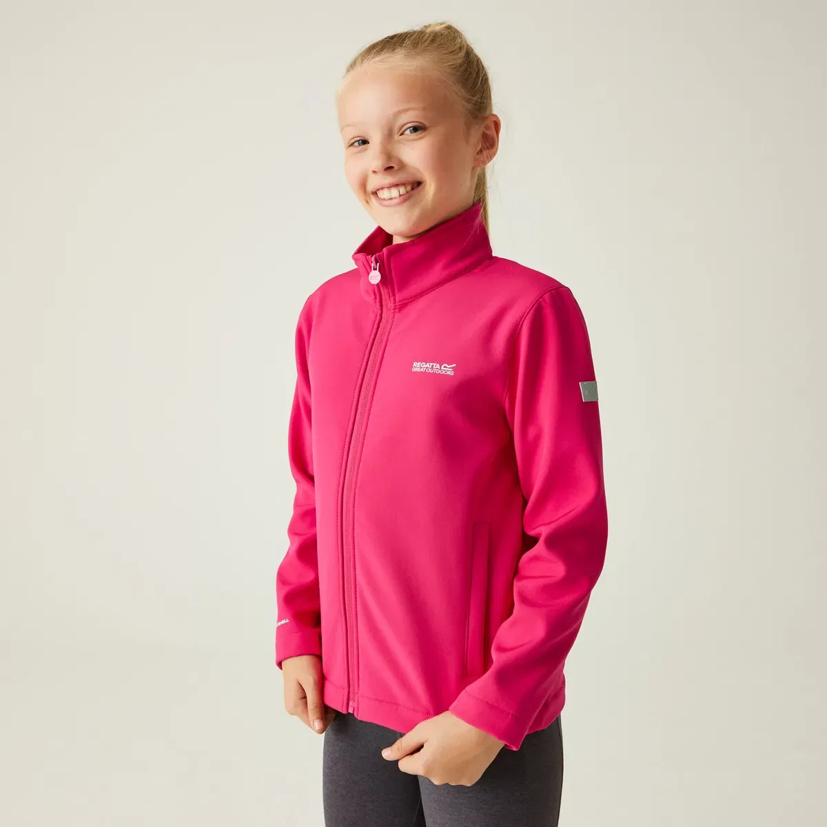 Детская куртка-софтшелл Junior Cera Softshell Jacket Regatta, Pink