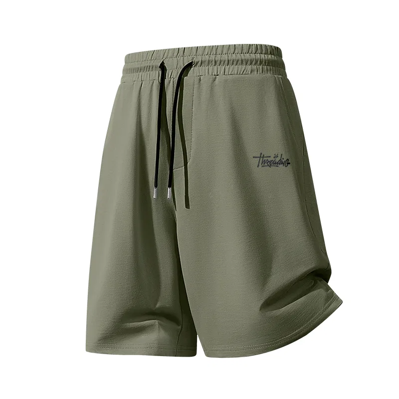 Детские шорты свободного кроя Thoughts Spreading Pants Logo, MINISO, Palm Green