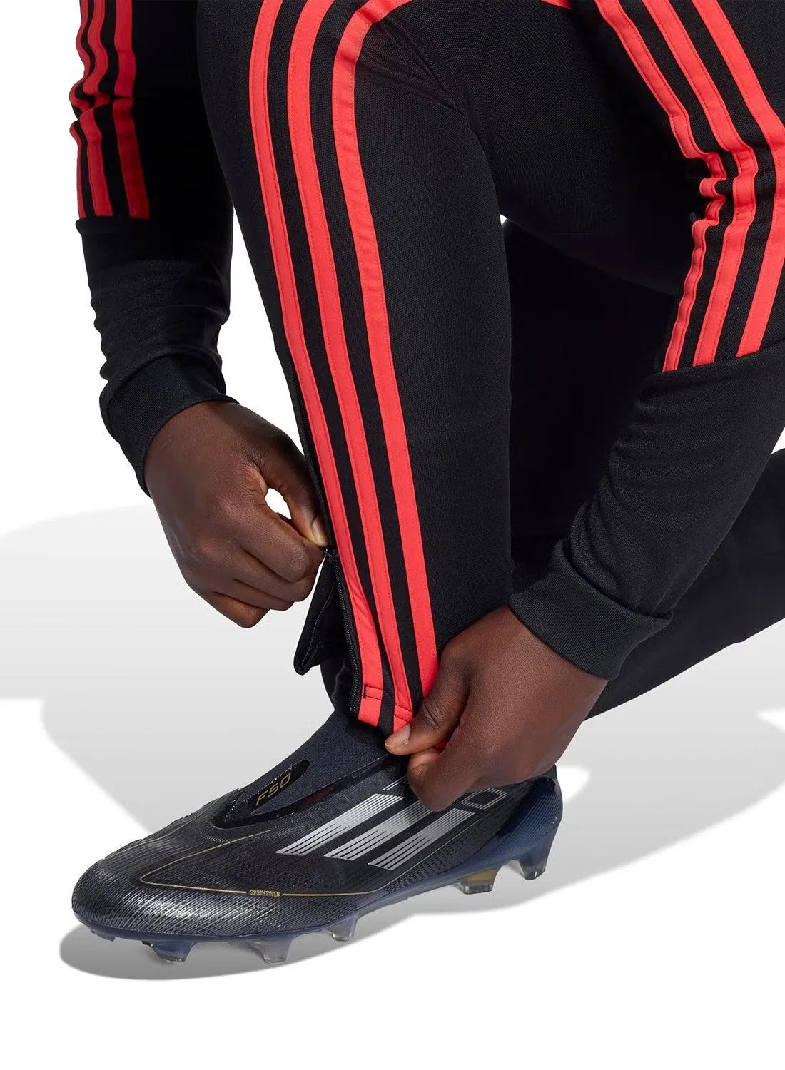 Штаны тренировочные с логотипом Messi Adidas Originals, черный — фото 4
