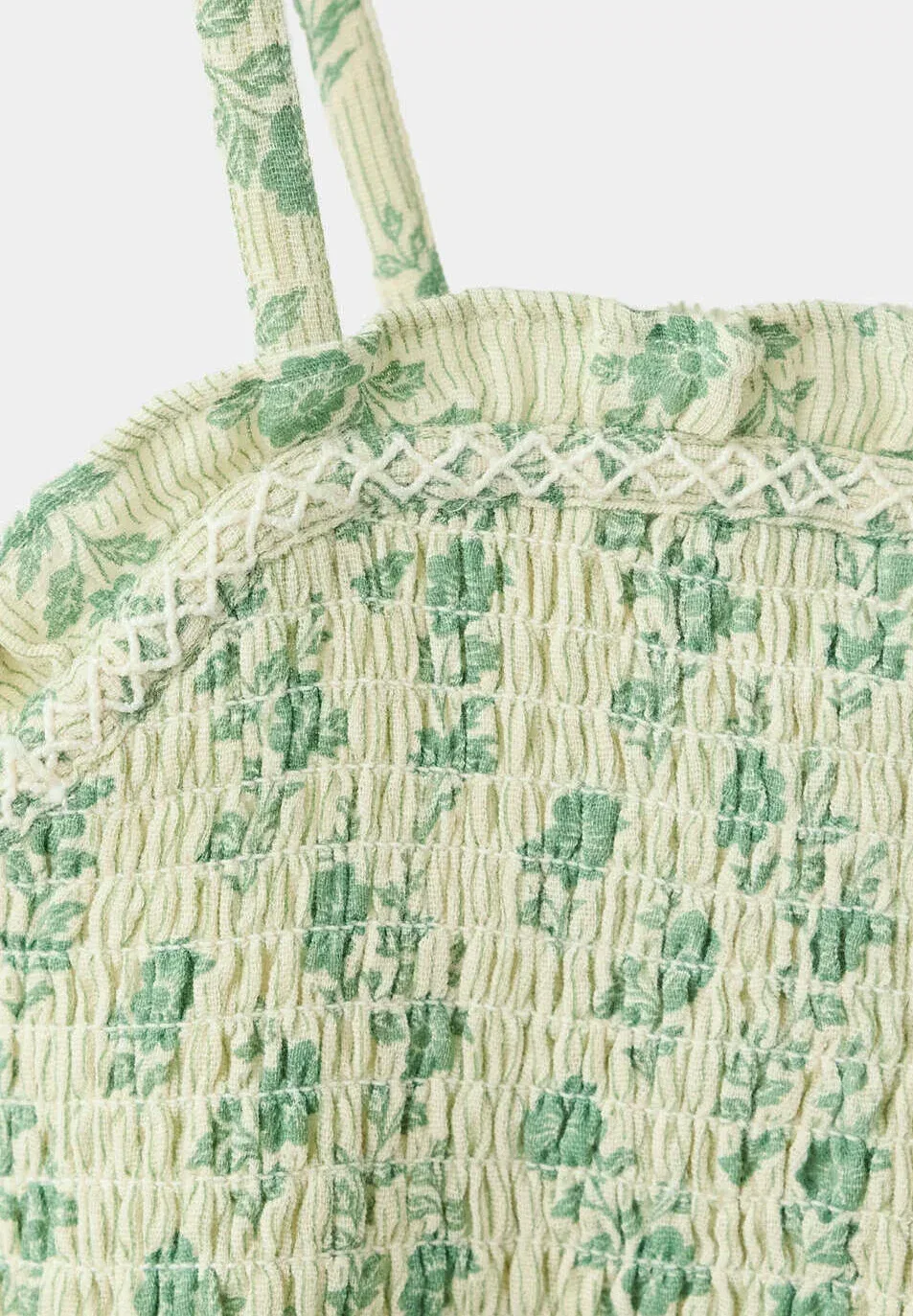 Детская - блузка Mango Kids, Green — фото 3