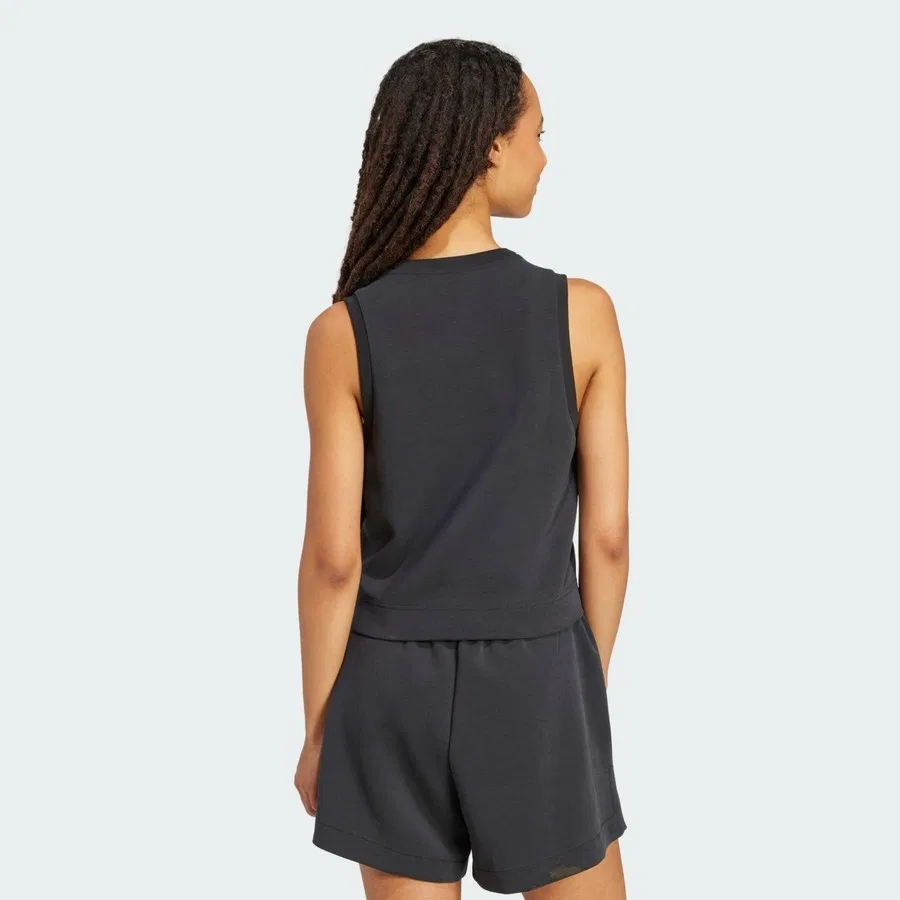 Женский топ без рукавов из модала Soft Lux Tank adidas, Розовый — фото 2