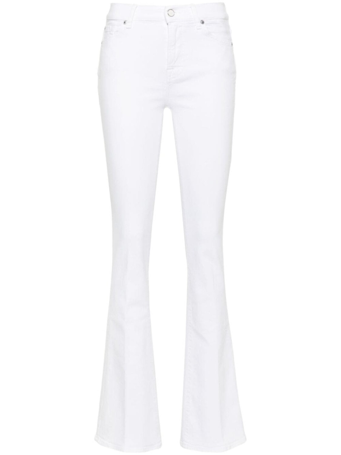 

7 For All Mankind джинсы bootcut с завышенной талией, белый