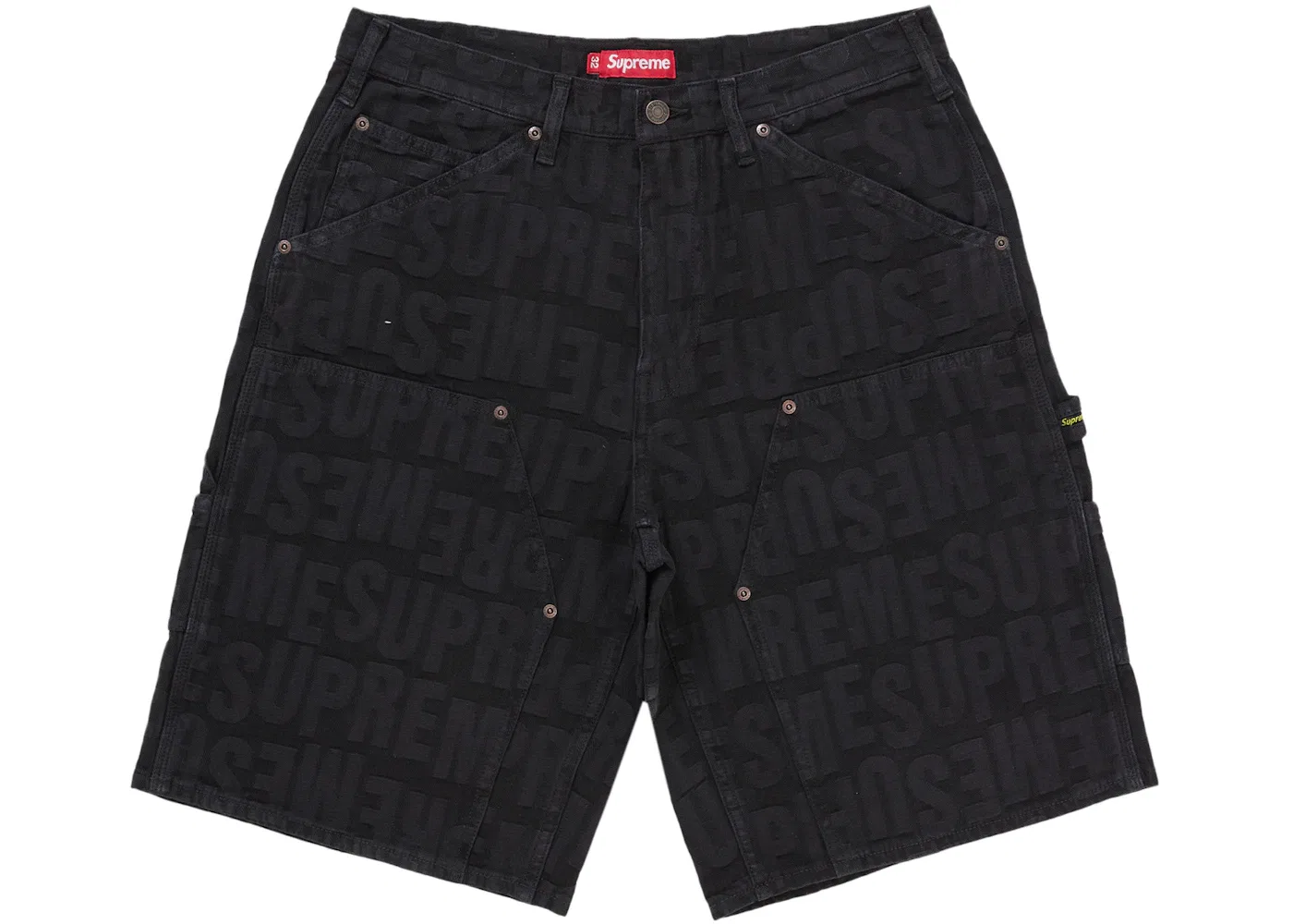 Мужские шорты с жаккардовым принтом Supreme Short, Black
