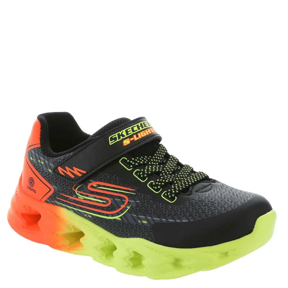Детские кроссовки для мальчиков с липучкой Vortex 2.0 Skechers, Black Multi