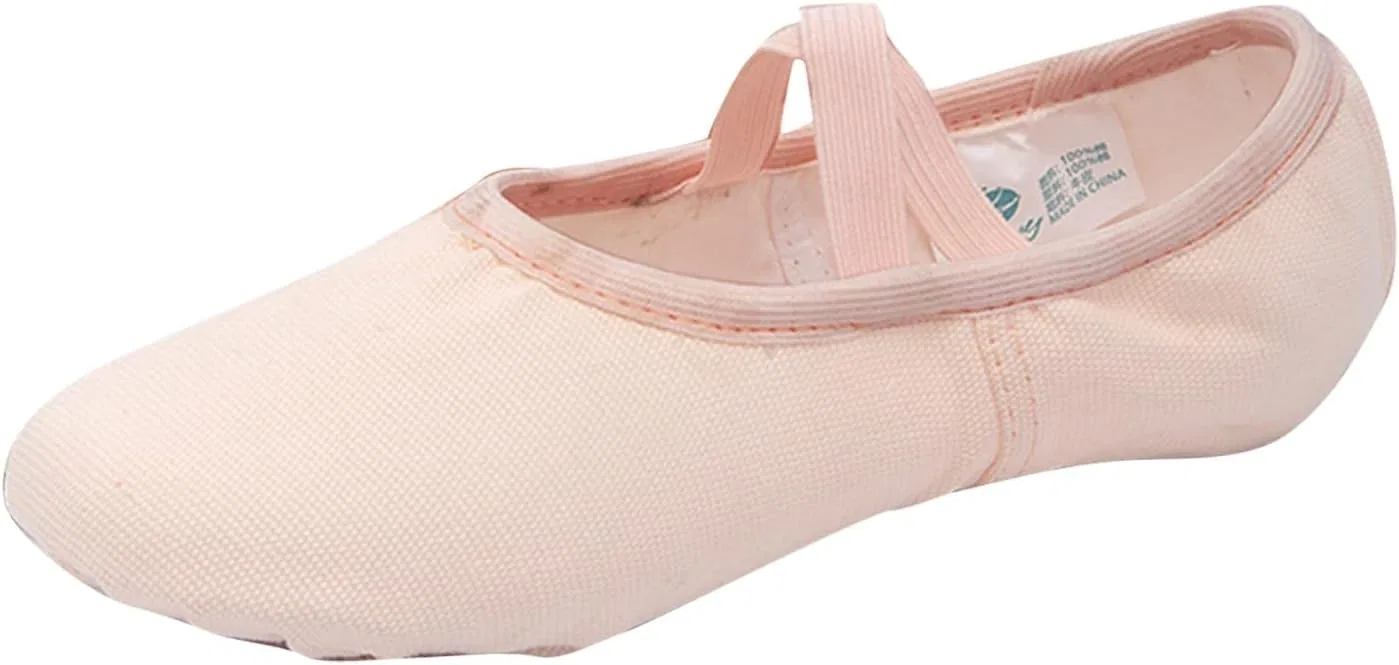 Детские балетки для девочек с гибкой подошвой, Beige