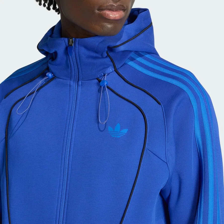Худи на молнии ADIDAS ORIGINALS Teamgeist 26 цвета королевского синего цвета — фото 4