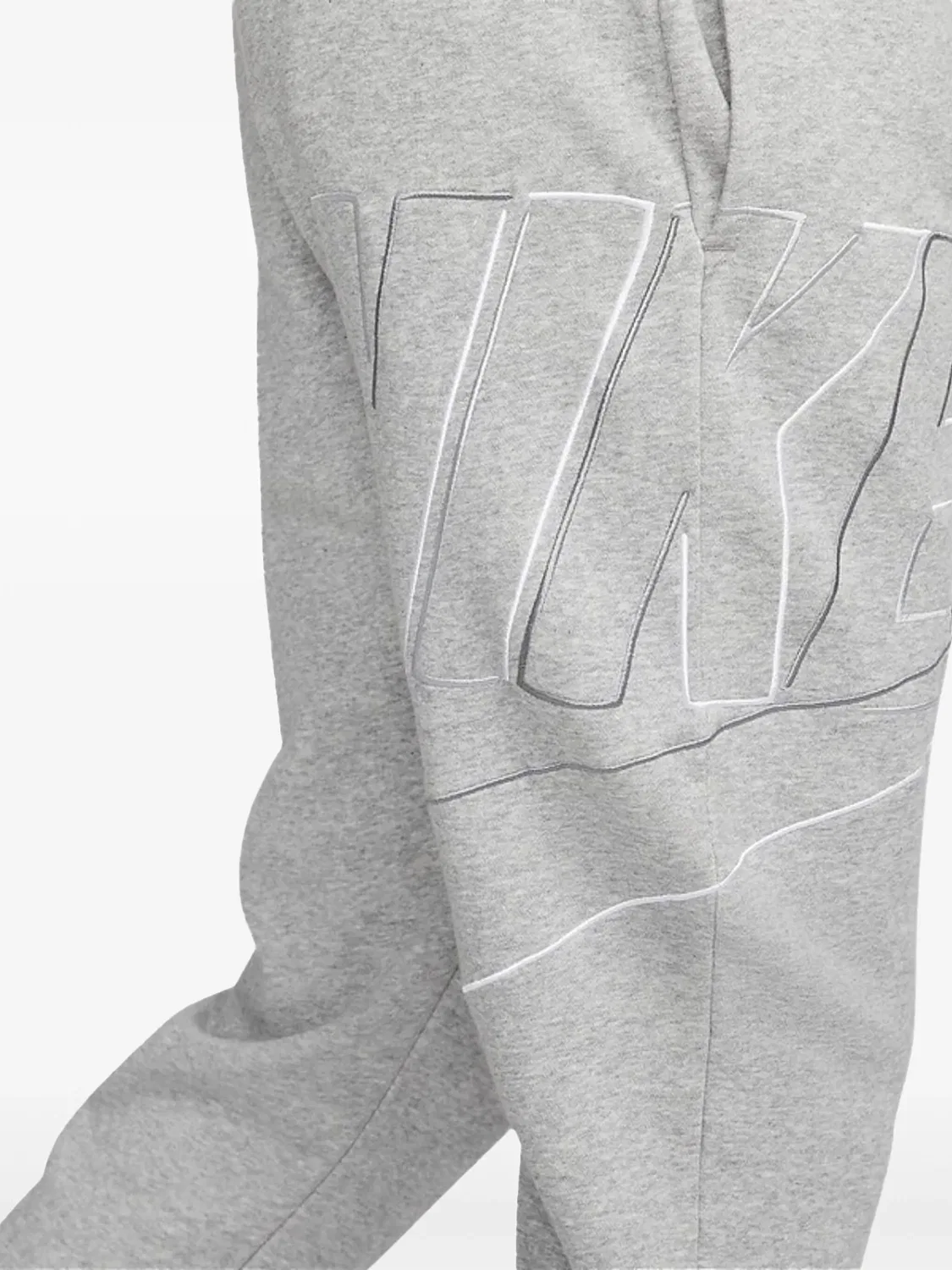 Спортивные брюки Club Fleece+ Heather Grey Nike, серый — фото 2