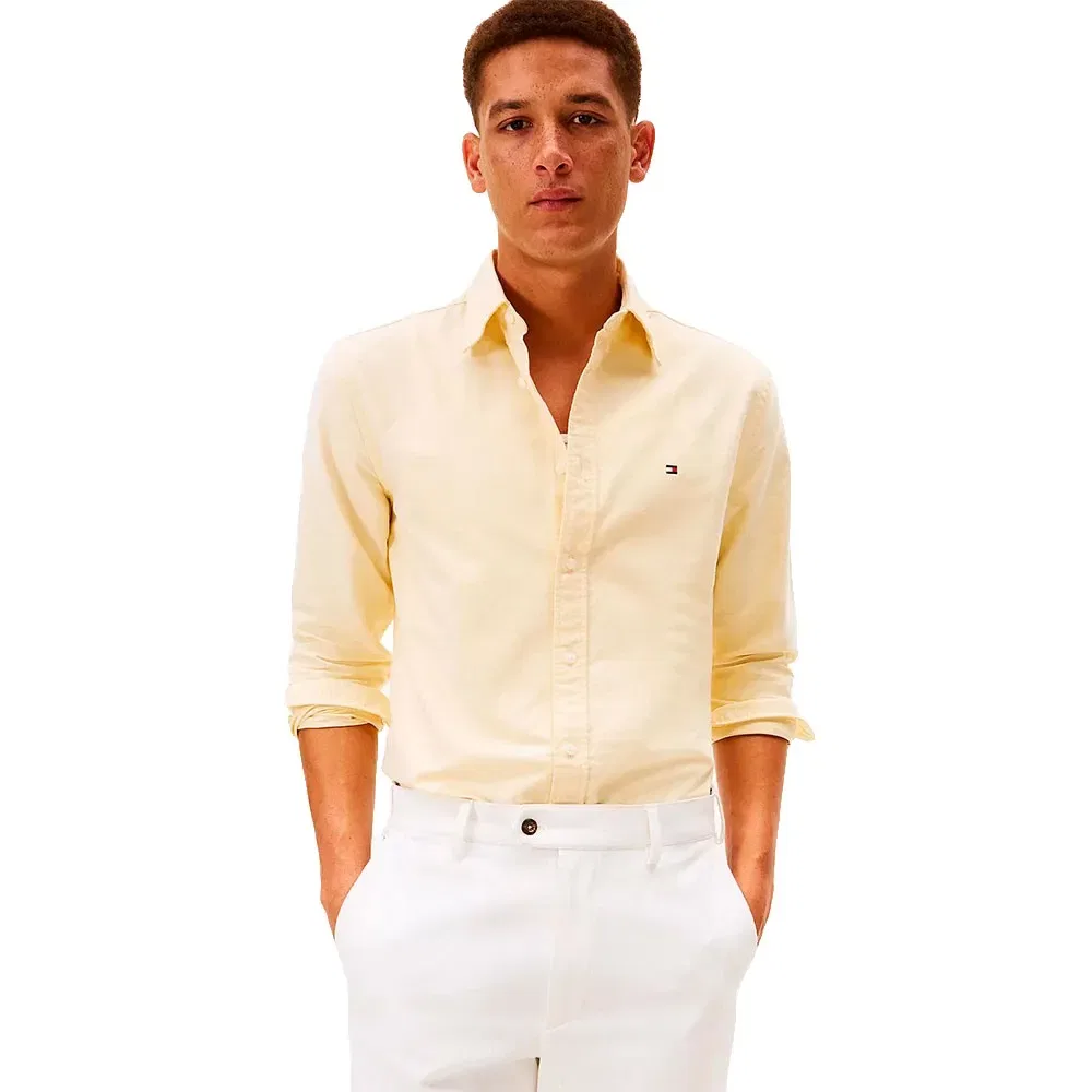 Рубашка с длинным рукавом Solid Heritage Oxford Rf Tommy Hilfiger, желтый