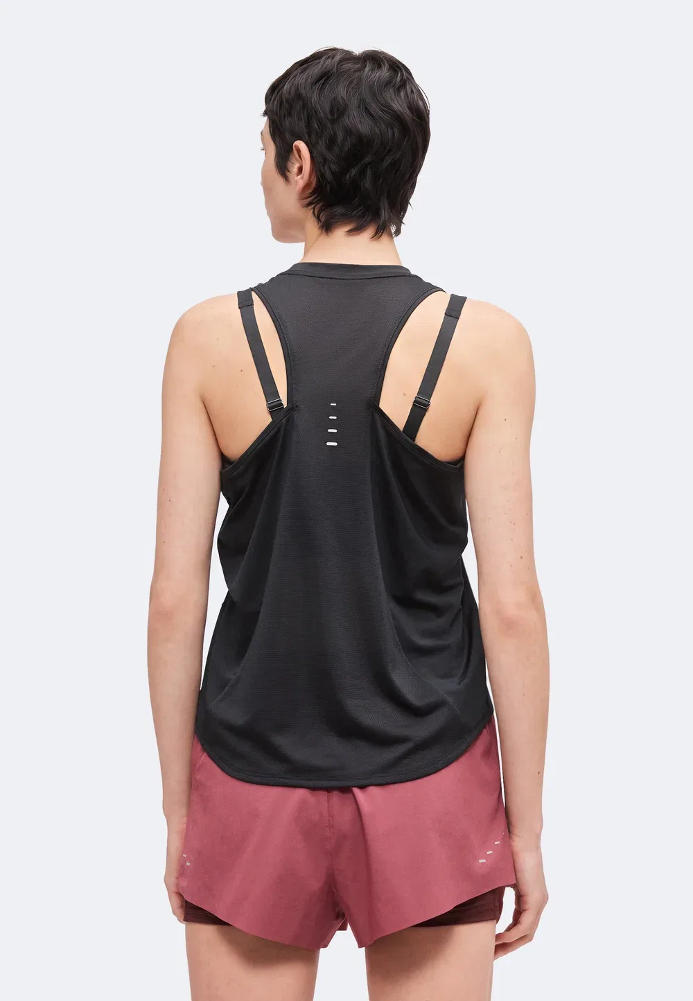 W nk swift df tank stndrd - top Nike Performance, Black — фото 3