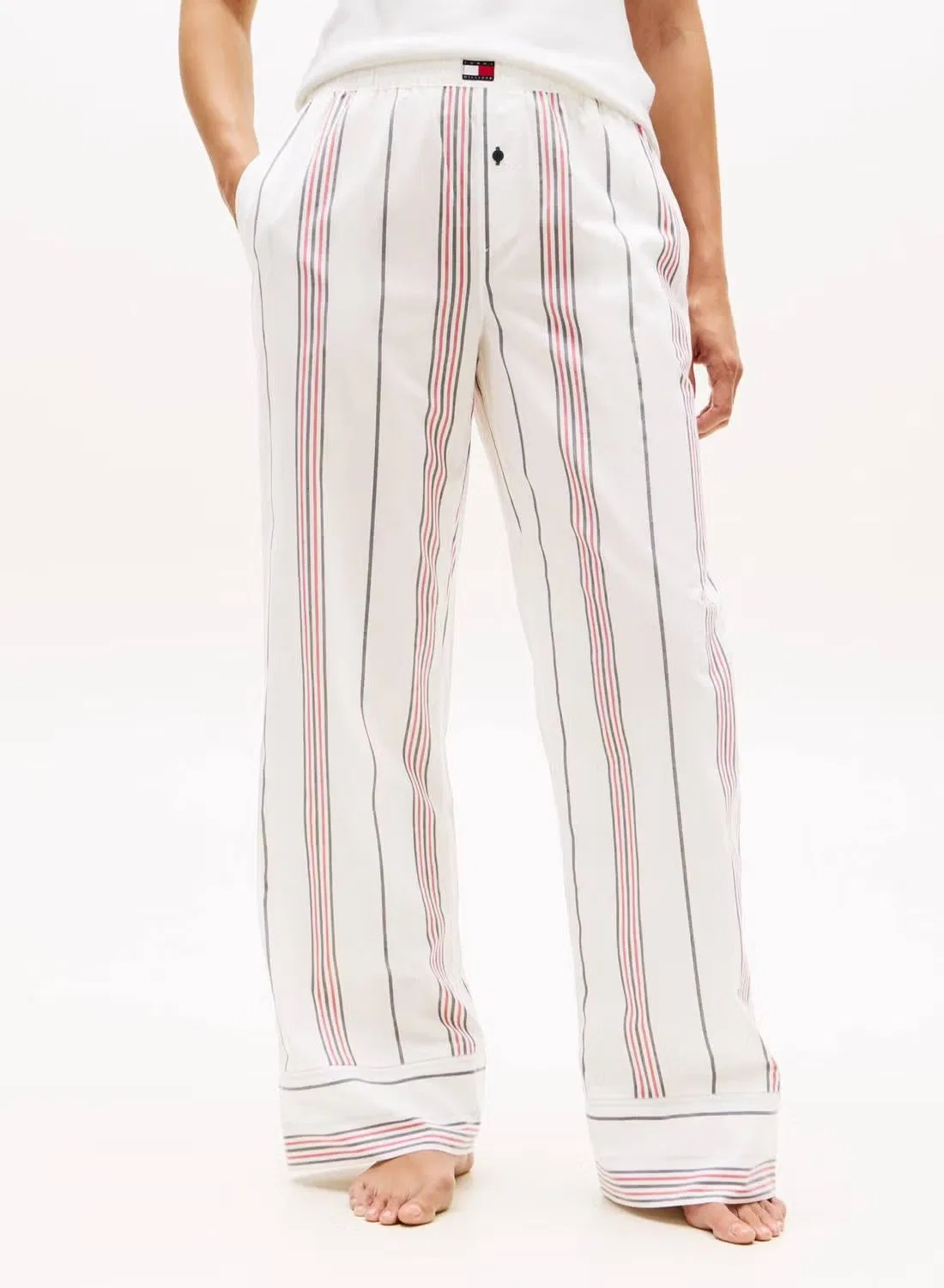 Пижамные брюки с полосатым принтом Heritage stripe Tommy Hilfiger, синий — фото 2