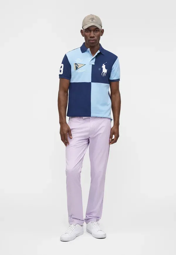 Джемпер поло Polo Ralph Lauren, темно-синий/светло-голубой — фото 2